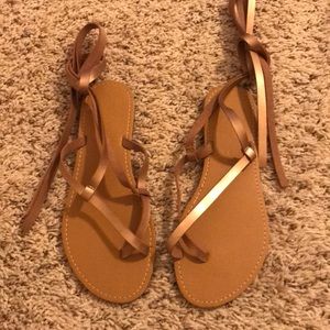 Rose gold Sandals